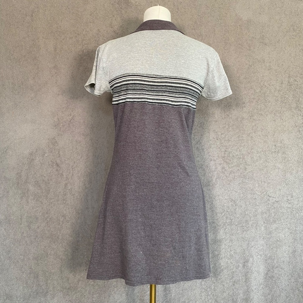 Vintage 90s ST & Co Womens Y2K  Polo Mini Dress Size M Striped Preppy Sporty - Picture 4 of 9